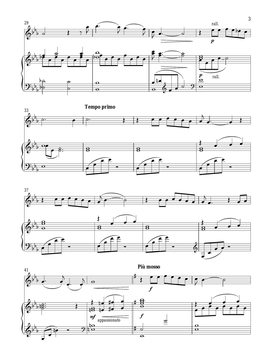 Empty Chairs At Empty Tables (from Les Miserables) Violin Solo scores gallery preview page 3