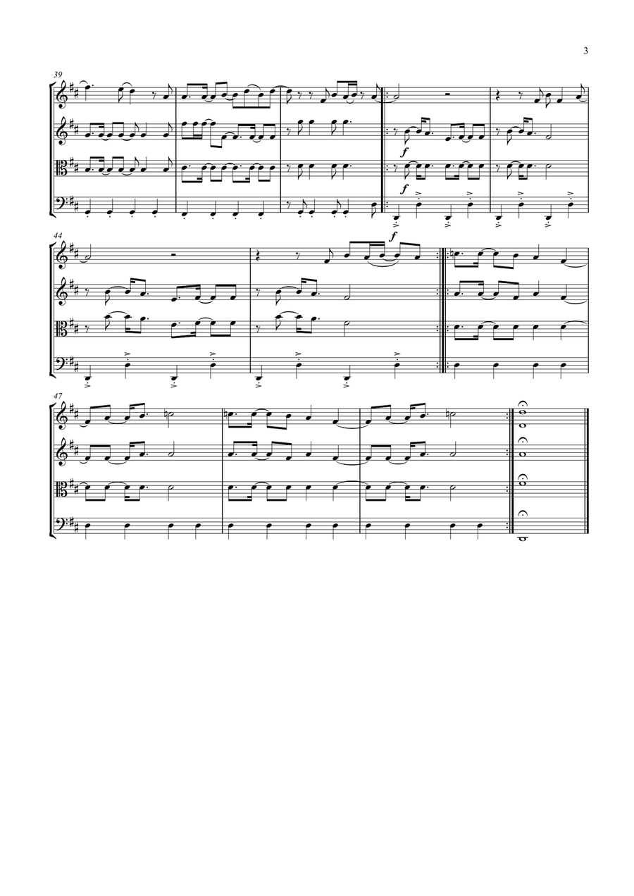The Keeper String Quartet scores gallery preview page 4
