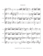 Amazing Grace / The Entertainer (Flute Quartet) Flute Quartet scores gallery preview page 6