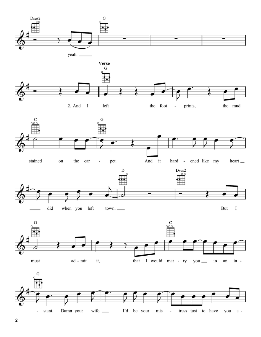 Cleopatra Cleopatra Ukulele scores gallery preview page 2