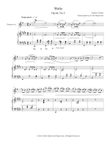 Chopin - Waltz op.64 No.2 for Clarinet in A and Piano