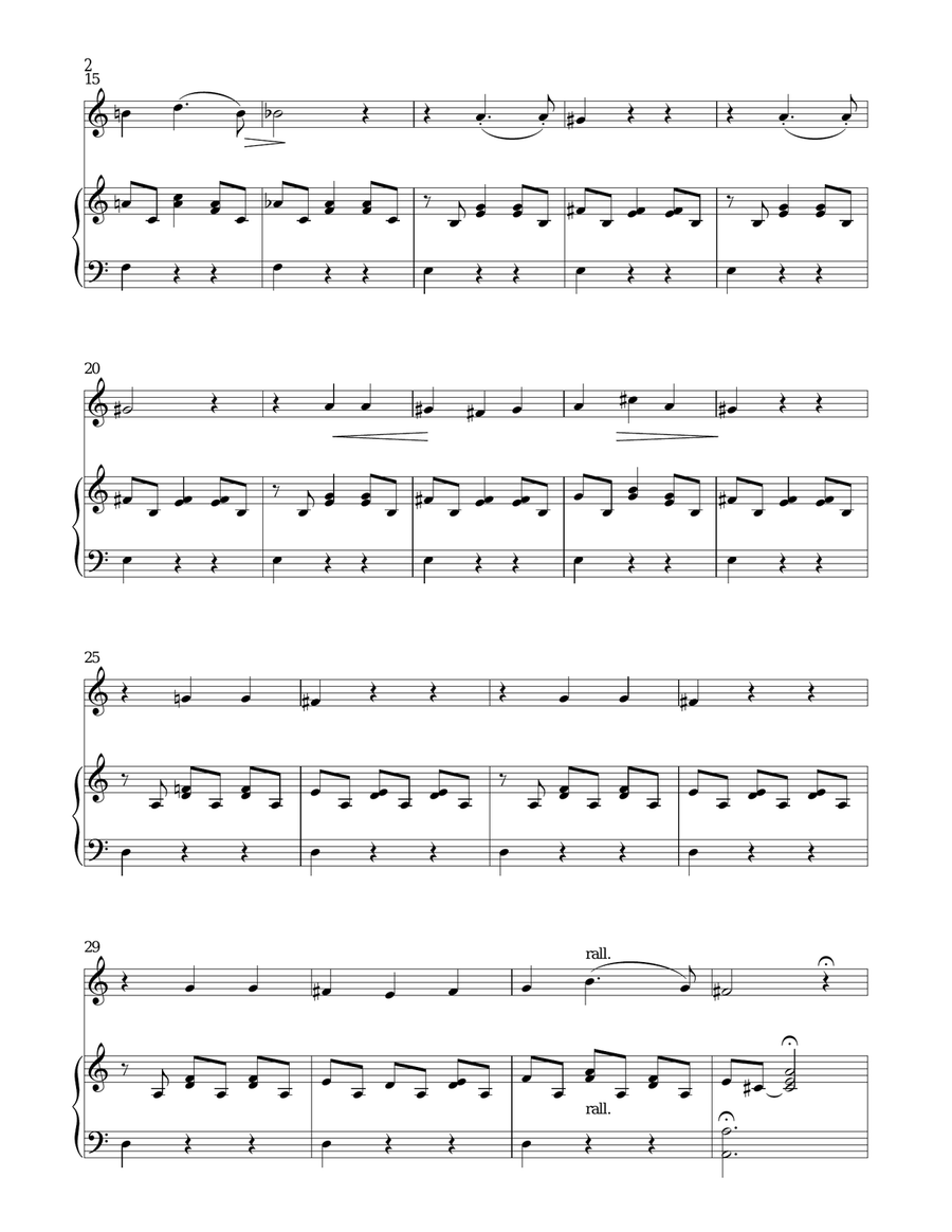 The Thénardier Waltz Of Treachery (from Les Miserables) Trumpet Solo scores gallery preview page 2