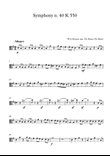 Mozart, Symphony n. 40 K.550 (Easy Viola version for beginners)