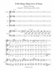 O the Deep, Deep Love of Jesus Voice and Piano