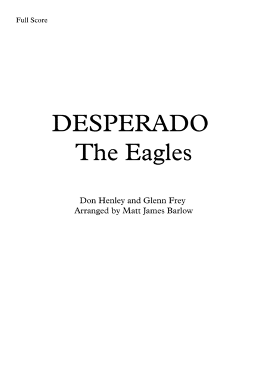 Desperado String Quartet scores gallery preview page 1