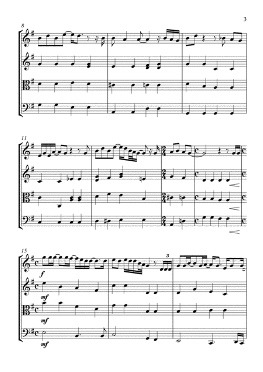 Desperado String Quartet scores gallery preview page 3