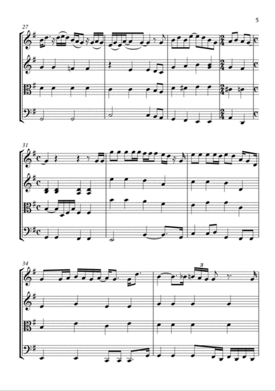 Desperado String Quartet scores gallery preview page 5
