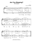 Frere Jacques (Are You Sleeping?) (arr. Denes Agay)