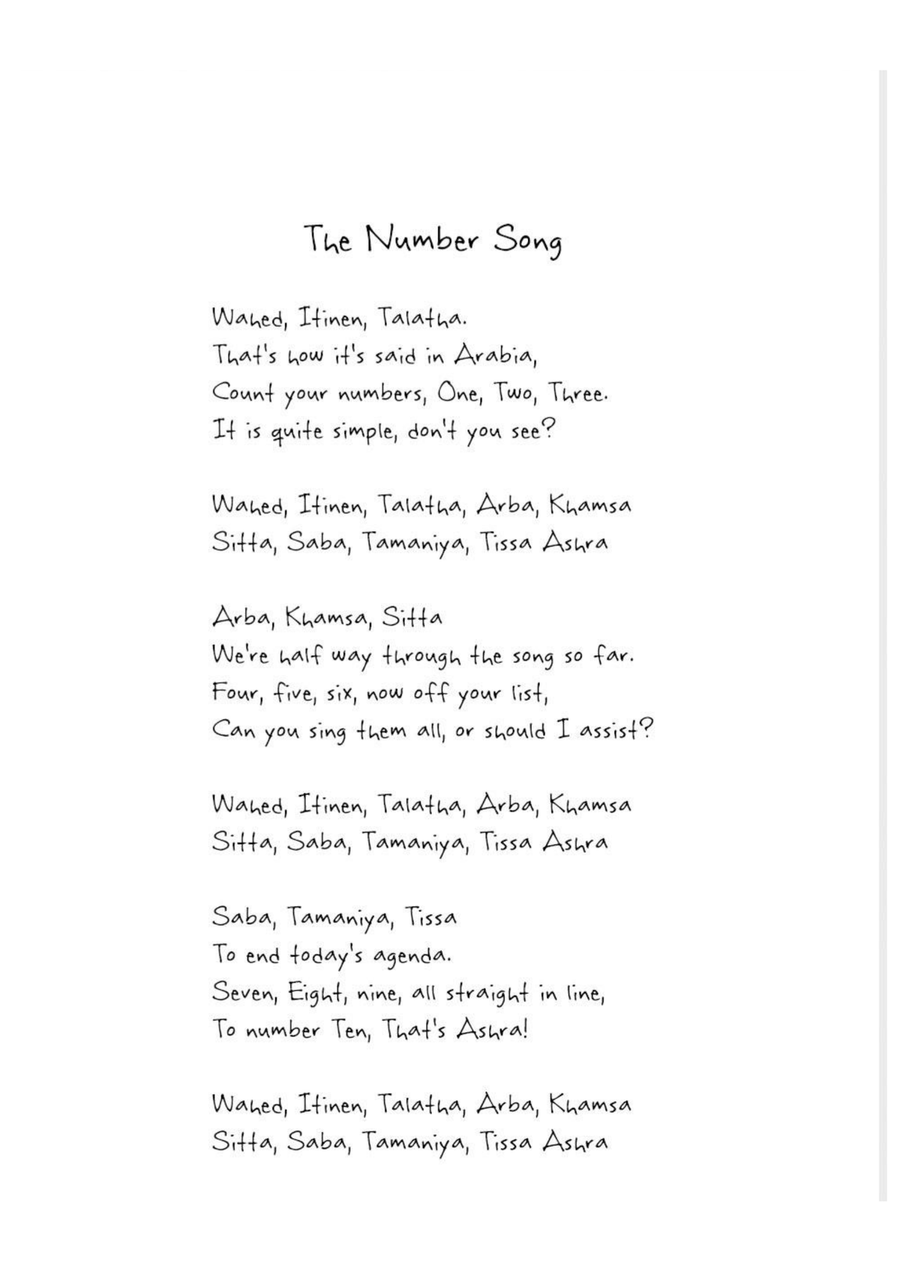 The Number Song The Number Song Unison Choir scores gallery preview page 2