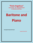 Panis Angelicus - Baritone (voice) and Piano