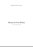 Mozart Minuet & Trio KV61g, for 2 violins & viola