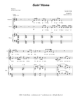 Goin' Home (for 2-part choir - (Soprano and Tenor) mini preview