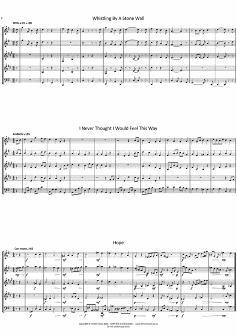Music to Play and Enjoy Woodwind Quintet scores gallery preview page 3