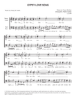 GYPSY LOVE SONG