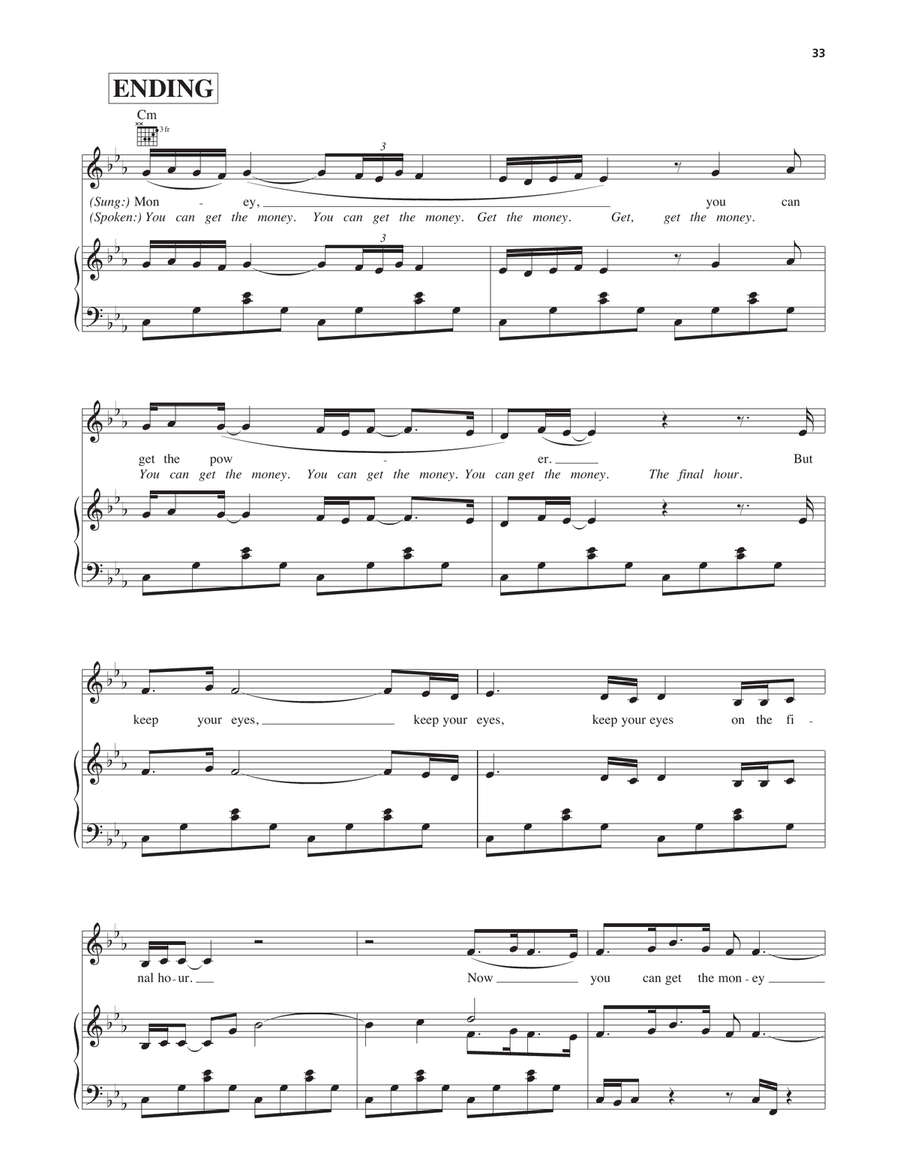 Final Hour Final Hour Piano, Vocal, Guitar scores gallery preview page 3