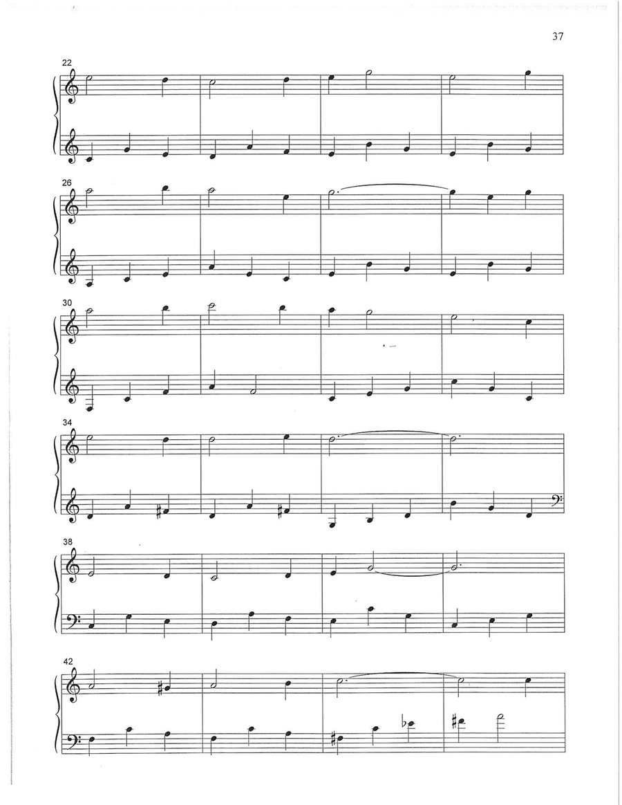 Too ra loo ra loo ra (Solo Piano in C) Piano Solo scores gallery preview page 2