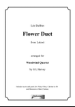 Flower Duet for Woodwind Quartet