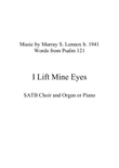 I Lift Mine Eyes (Unto the Hills)
