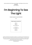 I'm Beginning To See The Light