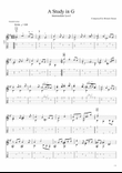 A Study in G - Jazz/Classical Guitar
