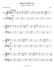 Skip To My Lou - Easy Violin/Cello Duet