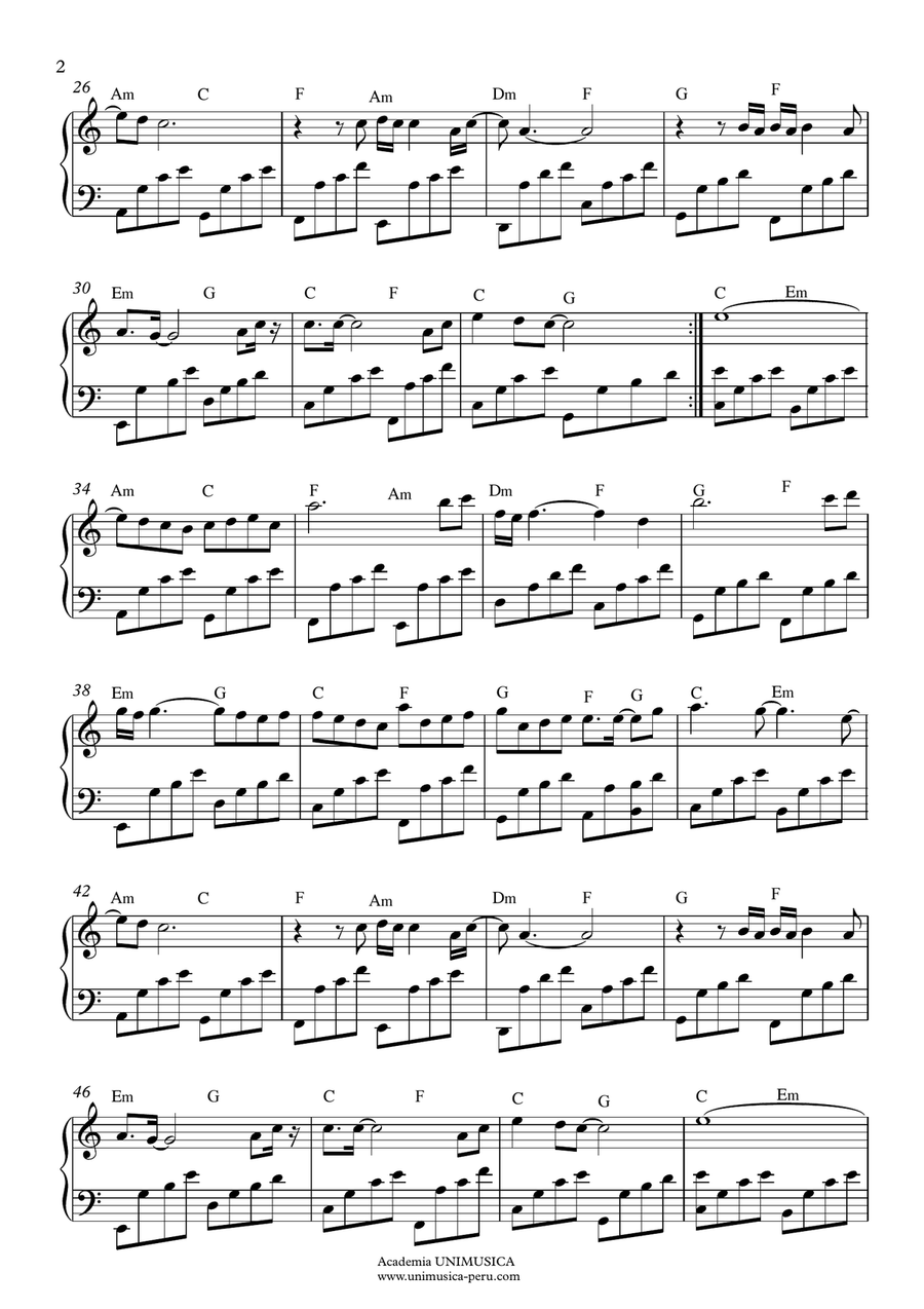 A Whiter Shade Of Pale A Whiter Shade Of Pale Piano, Vocal scores gallery preview page 2