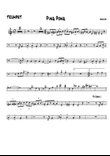 Ping Pong arrangement for jazz band.
