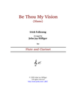 Be Thou My Vision for Flute and Clarinet