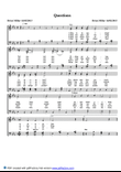 Questions - an all age easy piece for Palm Sunday