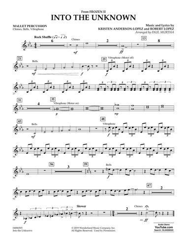 Into the Unknown (from Disney's Frozen 2) (arr. Paul Murtha) - Mallet Percussion