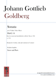 Goldberg – Sonata for 2 violins, viola and continuo in C minor