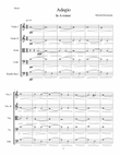 Adagio in A