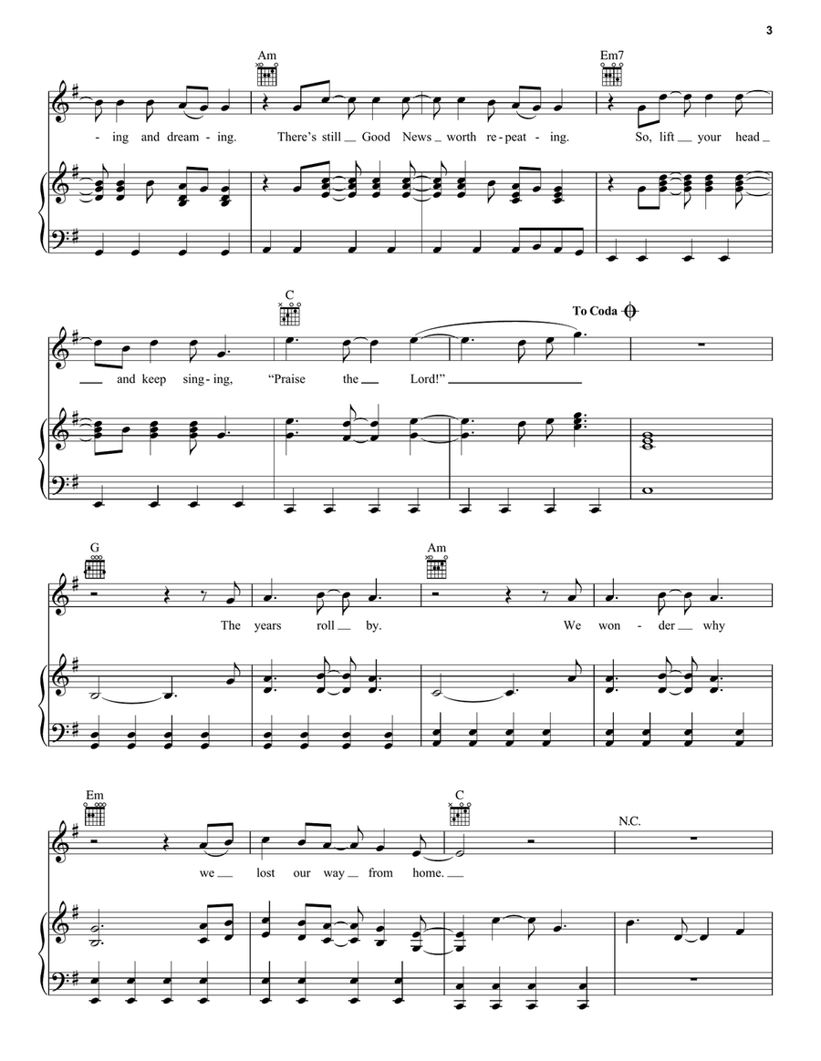 Alive & Breathing (feat. Elle Limebear) Piano, Vocal, Guitar scores gallery preview page 3