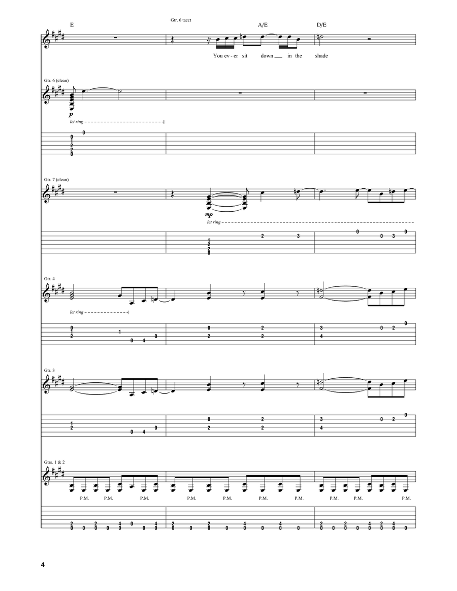 Turn It Up Turn It Up Electric Guitar scores gallery preview page 4