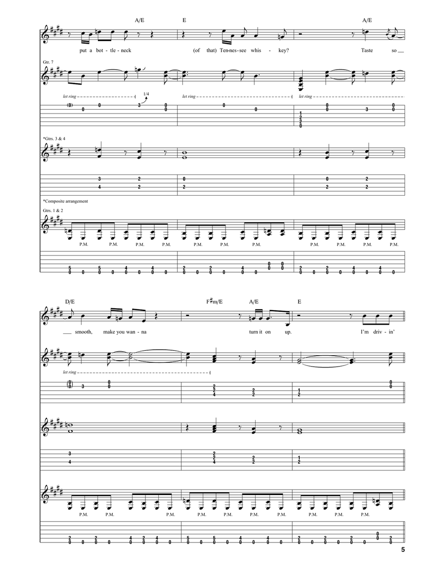 Turn It Up Turn It Up Electric Guitar scores gallery preview page 5