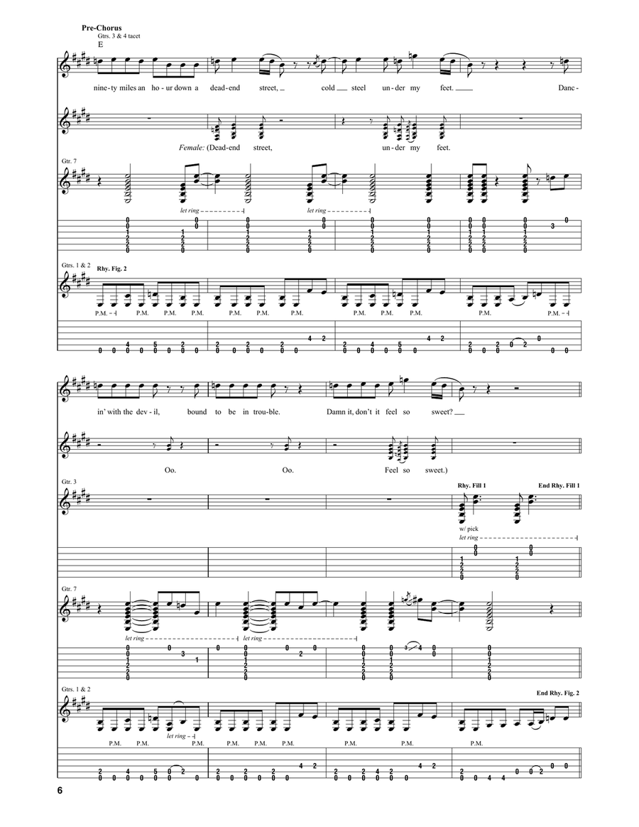Turn It Up Turn It Up Electric Guitar scores gallery preview page 6