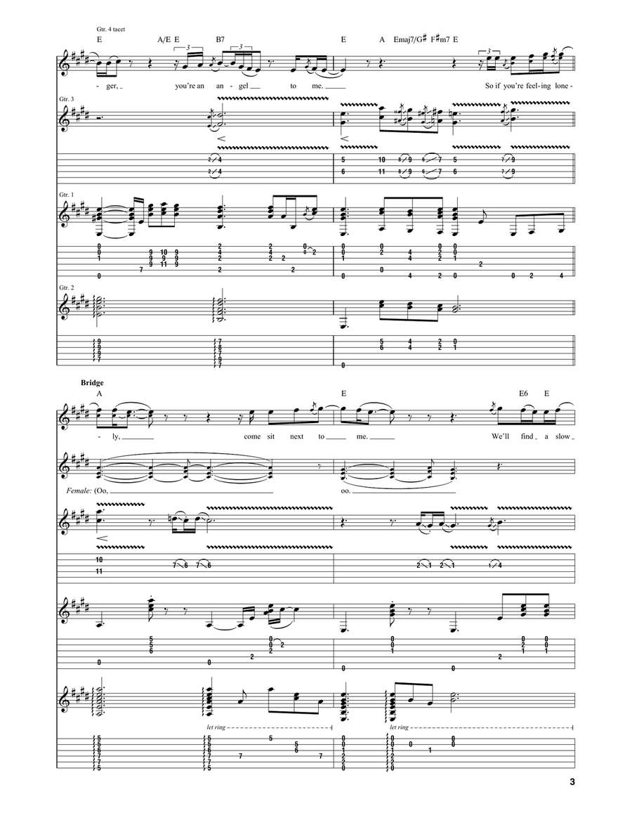 Beautiful Stranger Beautiful Stranger Electric Guitar scores gallery preview page 3