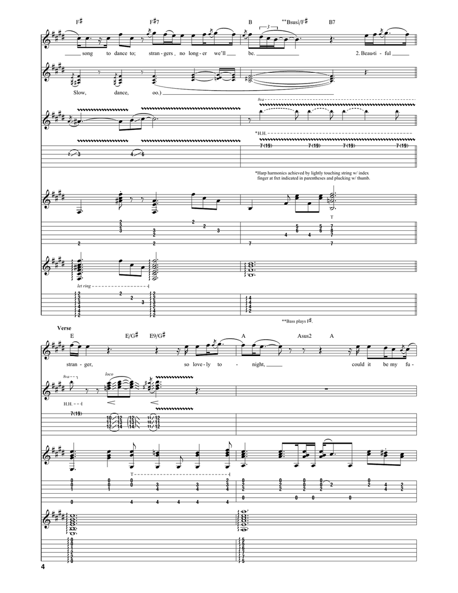 Beautiful Stranger Beautiful Stranger Electric Guitar scores gallery preview page 4