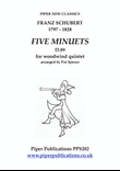 SCHUBERT 5 MINUETS D.89 FOR WOODWIND QUINTET