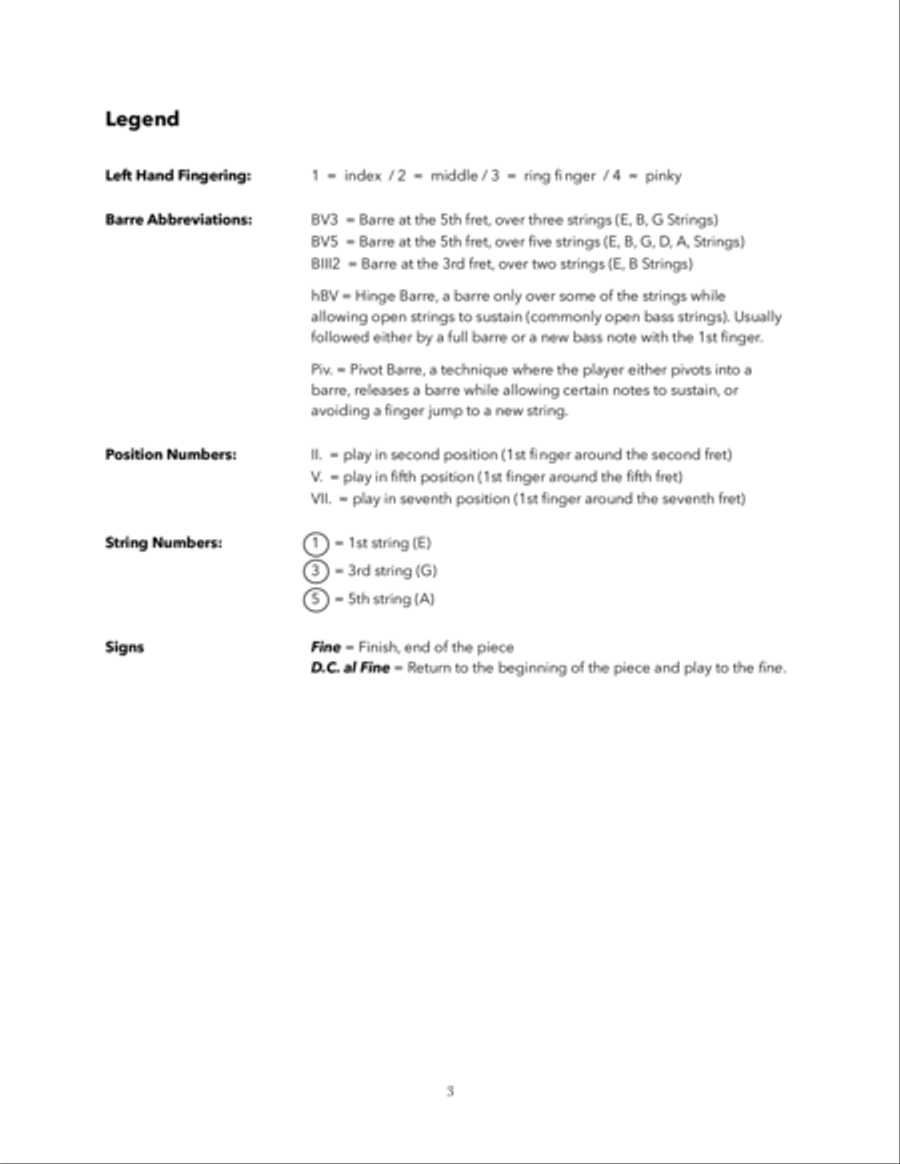 Six Pavans by Milan for Guitar Classical Guitar scores gallery preview page 3