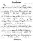 Barney Buzzard - Lead Sheet