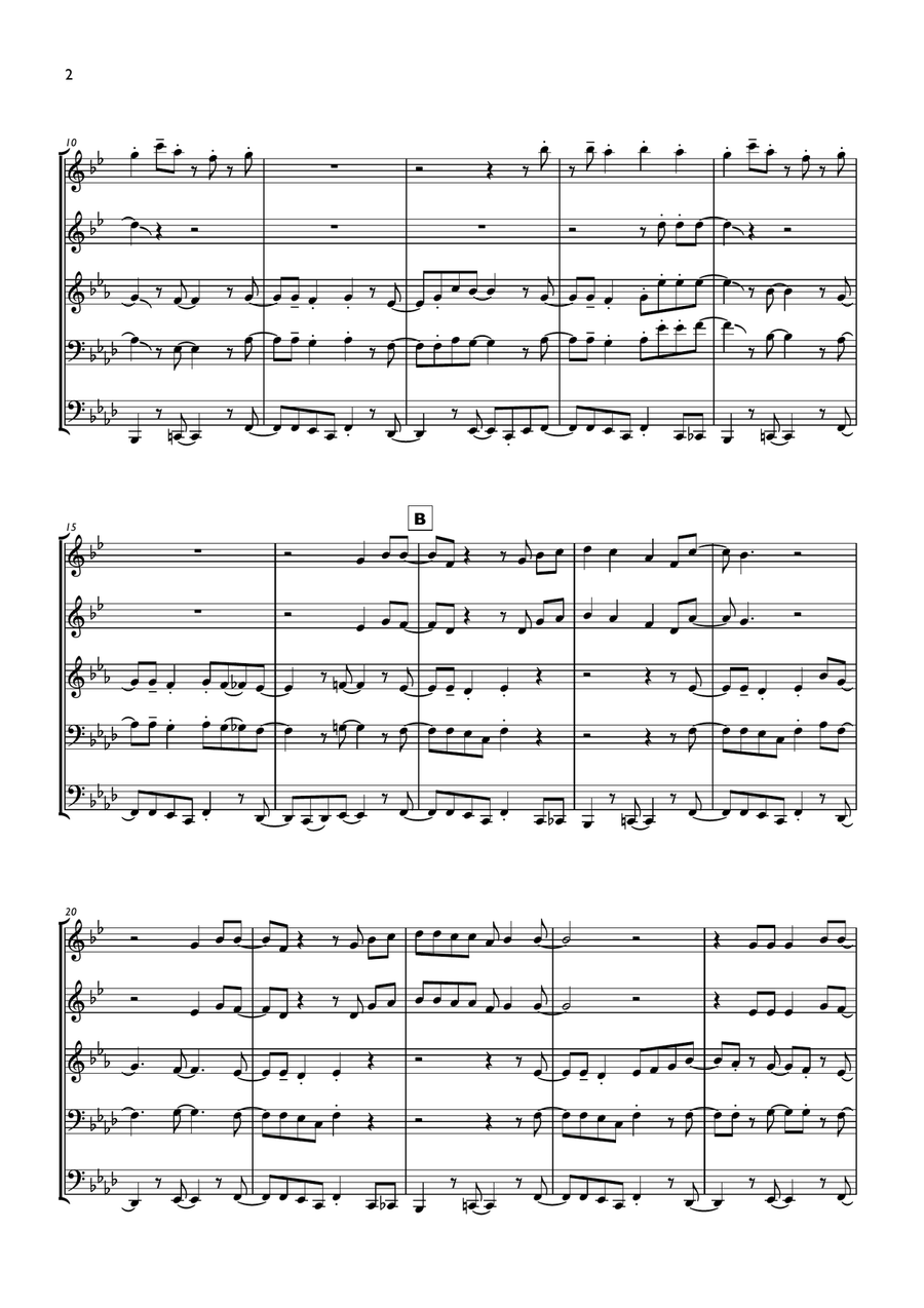 Easy Lover Easy Lover Brass Ensemble scores gallery preview page 2