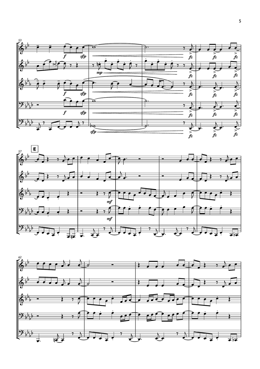 Easy Lover Easy Lover Brass Ensemble scores gallery preview page 5
