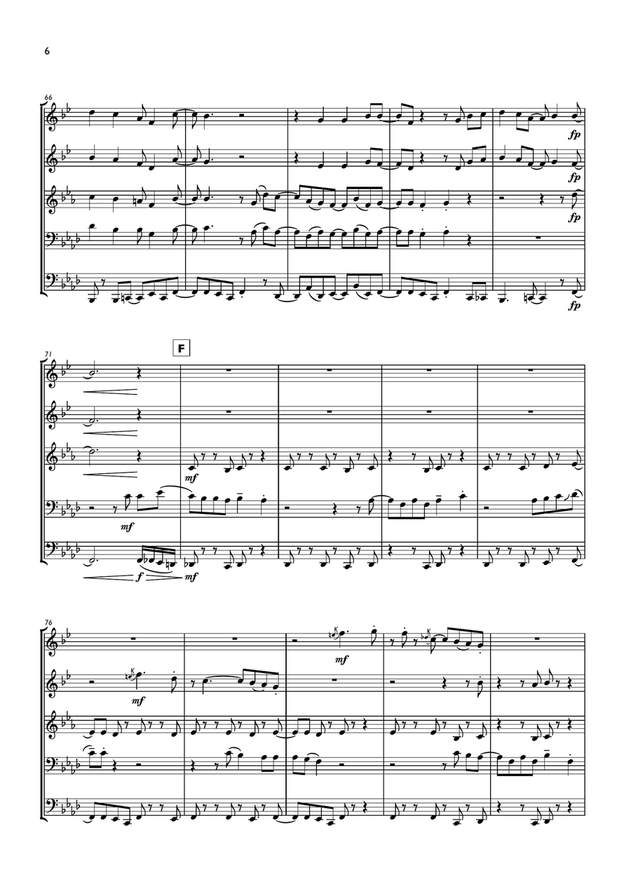 Easy Lover Easy Lover Brass Ensemble scores gallery preview page 6
