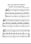 Ora che sono più bravo. Piano 3 hands