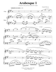Debussy: Arabesque 1 for Flute & Piano mini preview