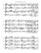 Give Me Your Hand for String Quartet String Quartet scores gallery preview page 3