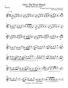 Give Me Your Hand for String Quartet String Quartet scores gallery preview page 6