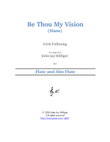 Be Thou My Vision for Flute and Alto Flute