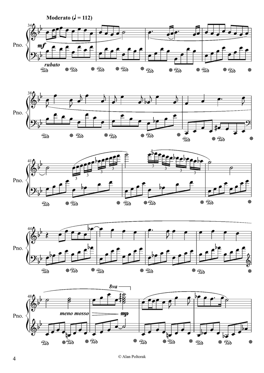 The Troubled Pole The Troubled Pole Piano Solo scores gallery preview page 4